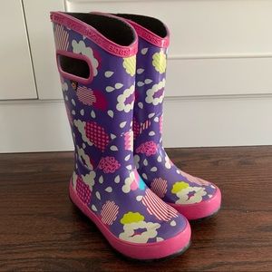 Bogs kids rain boots, size 12